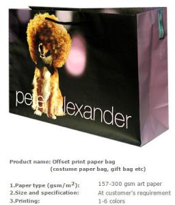 China Handmade paper bags, Gift paper bag, Garniture packing bag, Garment shopping bag, Garment packing bag, Festival gift pac on sale