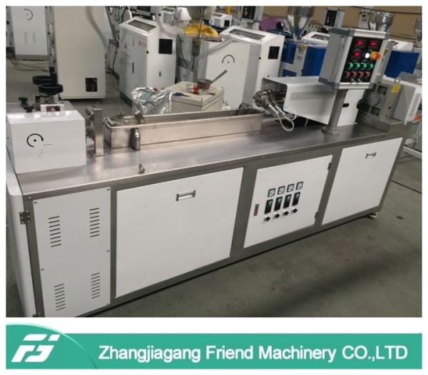 Quality Lab Type 2kg PLC Control PVC Plastic Recycling Pelletizer Machine for sale