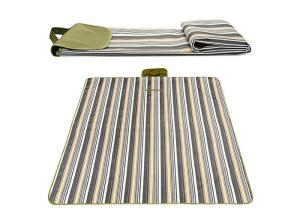 Convenient Fold Up Picnic Blanket Waterproof Beach Mat With Peva Backing