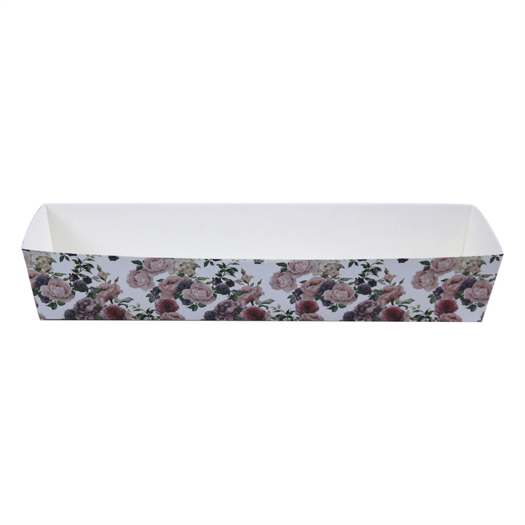 Oven Safe Long Rectangle Paper Cake Baking Pans High Temperature Resistant Loaf Pans Paper