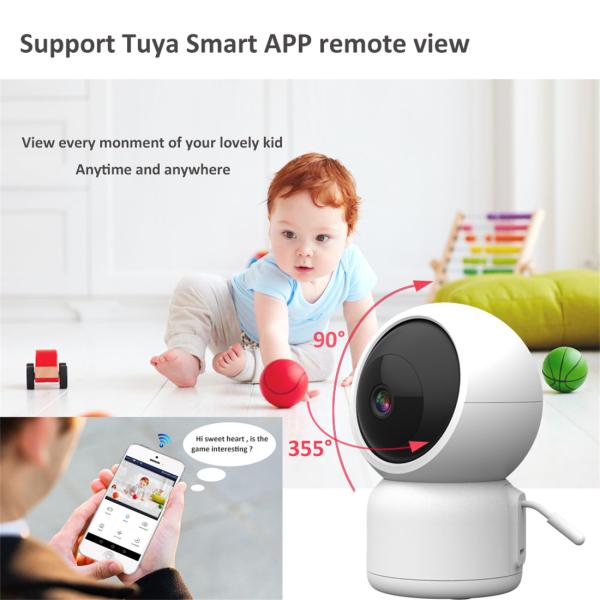 Smart PT Baby Monitor Camera with Cry Detection