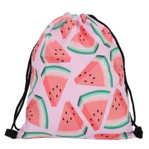 China 35X42cm 210D Nylon Travel Cosmetic CMYK Women Drawstring Bag on sale