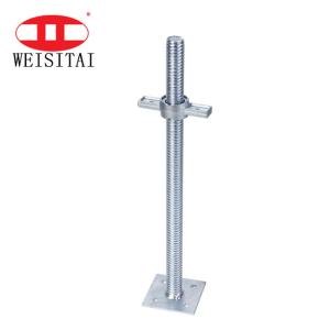 China Painted Solid Quick Stage Scaffolding Adjustable Base Jack on sale