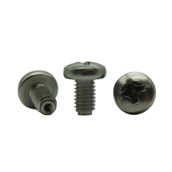 Quality INCH Pm6*10 Cross Recessed Stainless Pan Head Screws m2.5 Special Screw for sale