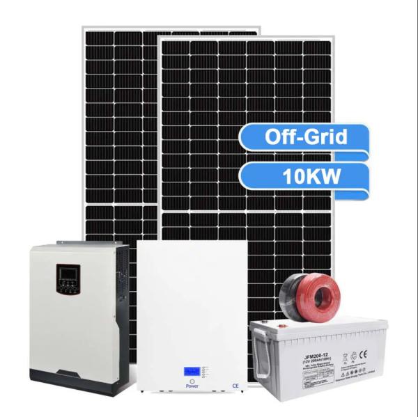 Quality 10 kw solar panel system home complete solar battery storage system for home using for sale