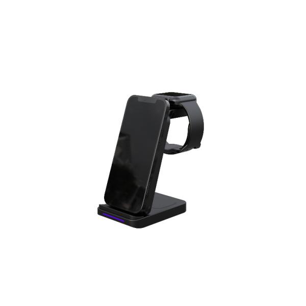 Quality 5W Max Power Compact Wireless Charger For Headphone Charging In Black White Purple Gray for sale
