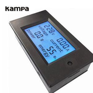 Buy cheap DC 6.5~100V Voltmeter Ammeter 0~20A 4 in 1 Digital Voltage Current Power Energy meter Large LCD Screen product