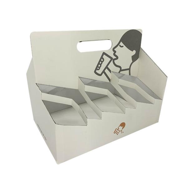 Quality 330ml Corrugated Shipping Boxes 6 Beer Bottle Cardboard Carrier Gloss Lamination for sale