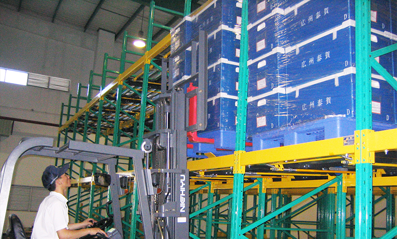 Gravity racking Pallet flow rack Warehouse Storage Rack