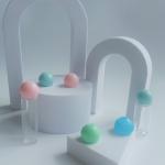 Recyclable 18mm Colorful Globular Screw Plastic Cap For Bottle Custom Order