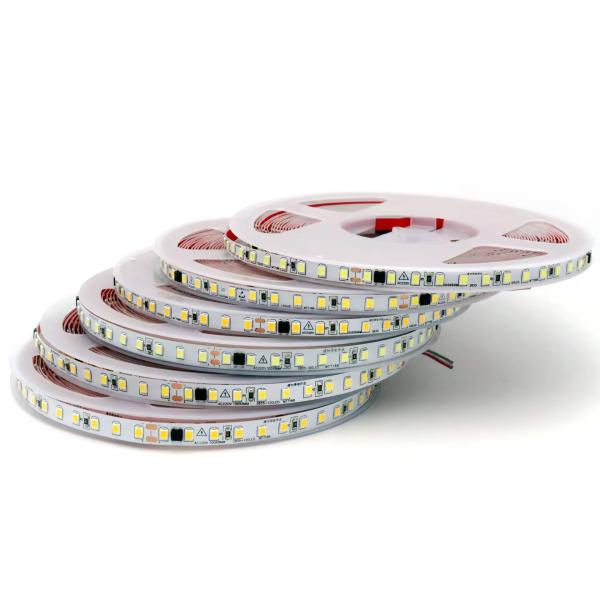 IP20 2835 220v LED Light Strip High Voltage 8MM 120led/M 240led/M High Brightness 2835 Self Adhesive In Europe