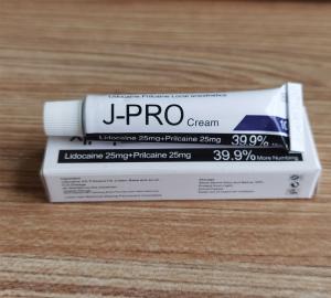 China J-PRO 39.9% Lidocaine Facial Numbing Cream Tattoo Facial Treatment Eyebrow Tattoo Pain Relief on sale