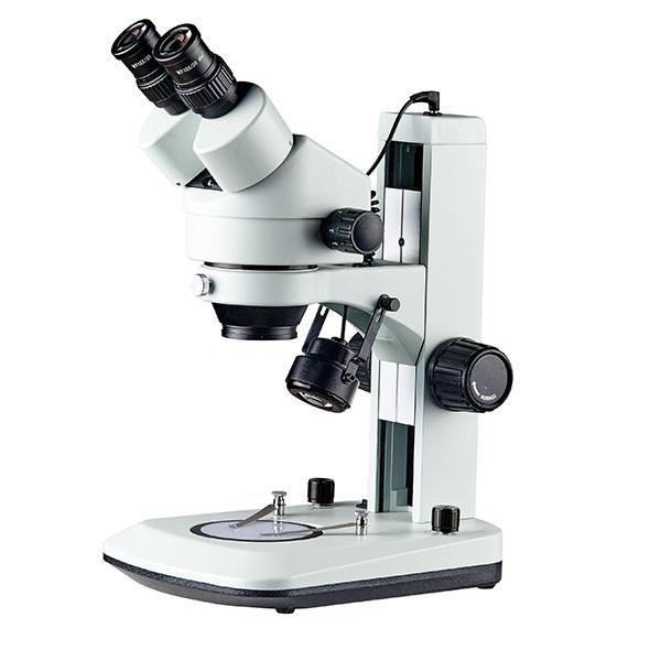 Quality Zoom stereo microscope  track stand industry microscope top led light Transmitted and reflected led light for sale