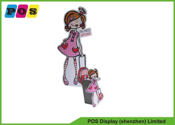Quality Glossy Lamination Cardboard Stand Up Display With CMYK Full Color Printing AD001 for sale