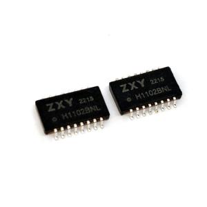 Buy cheap Single Port SMD PoE+ Lan Isolation Transformer 100 Base T 16 Pin Modules product
