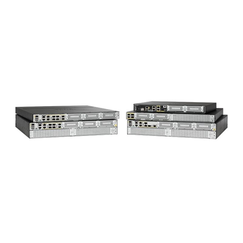 ISR4461 K9 Cisco Router ISR 4461 with 4 onboard GE 3 NIM ISC slot 3 SM slots 8 GB Flash Memory default