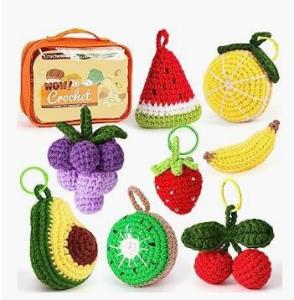 China Handmade Crochet Keychain Stuffed Animal Crafts Knitted Crochet Toys - Keychain Accessory- Octopus - Handmade Keychain on sale