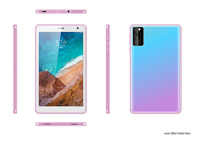 CPU MT6582 1024*600 IPS Mobile LCD Touch Screen EMMC 8GB Support Bluetooth 2.1