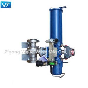 Flanged Pneumatic Operated Shutdown Ball Valve Quickly Shut Off