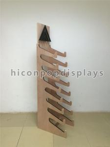Snowboard Longboard Retail Store Fixtures Wooden Skateboard Display Stand