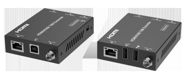 Quality 4K HDMI & USB KVM Extender - 70m over Cat6, Plug-and-Play, Zero Latency for sale