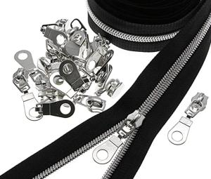 Alalamu Anti Erosion Metal Zipper Sliders Replacement Silver ODM