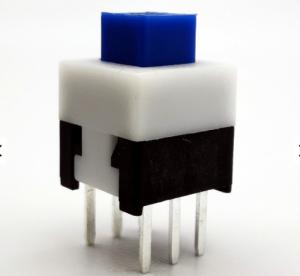 IP65 6 Pin DIP Self Locking Push Button Switch 7x7