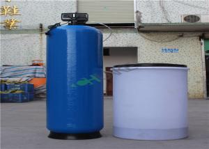 China Blue FRP RO Plant Reverse Osmosis Water Softener Ion Exchange System on sale