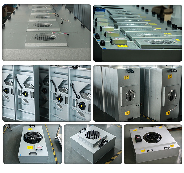 Manual / Computer Control Mode FFU Cleanroom H13 H14 U15 U16 Filtration Level