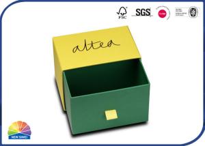 Tea Coffee Cardboard Drawers Slide Open Boxes With Printing