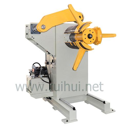 Quality Auto Coil Hydraulic Steel Sheet Metal Decoiler With Penumatic Pressing Arm for sale