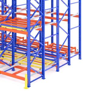 China 1-2 Pallet Width Warehouse Racks Equipment Pallet Storage Shelf Rack for Steel on sale