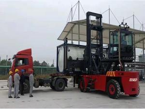 Buy cheap 45000kgs Load Capacity Empty Container Handler With 71400 Kgs Unload Service Weight product