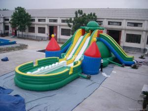 China PVC Inflatable Turtle Water Slide For Water Park Games on sale