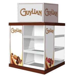 Buy cheap Chocolate Pallet Display Stands Flat Packing For Promotion / Advertisement product