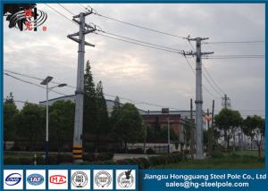 Buy cheap 15kv Power Transmission Poles Galvanized Electrical Service Pole Long - Life product