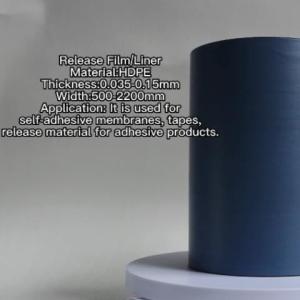 China Bitumen Waterproofing Silicone Coated Release Liner Embossed Polyethylene Film on sale