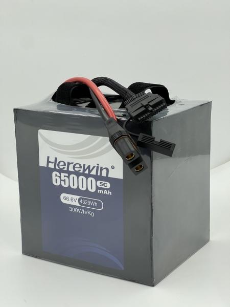 Quality Herewin Semi-Solid State Battery 18S 66.6V 65000mAh A Long-Lasting Power Source with Nominal Voltage of 66.6V for sale
