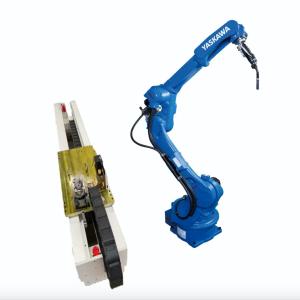 Buy cheap 180KG Handling Robot Arm Yaskawa Motoman GP180 YRC1000 Controller With Linear Tracker product