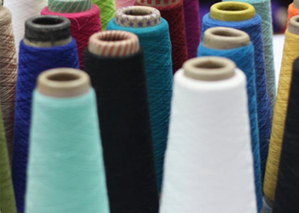 Quality High Tenacity Ring Spun Polyester Yarn Twist 16 - 18 TPI Eco - Friendly for sale