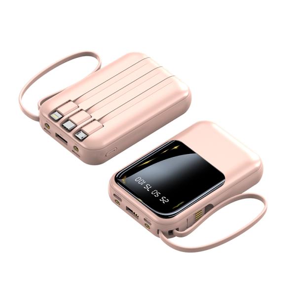 Mini Power Bank 5V2A Phone Charger with 10000mah Capacity and Ultra Thin Design