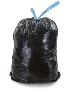 China HDPE Material Drawstring Garbage Bags 10 Gallon Environmentally Friendly on sale