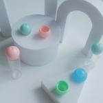 Recyclable 18mm Colorful Globular Screw Plastic Cap For Bottle Custom Order