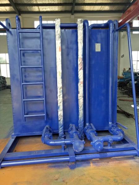 Quality 2 Compartment Oil Well Testing Equipment Gauge Tank 2x50bbl Atmospheric for sale