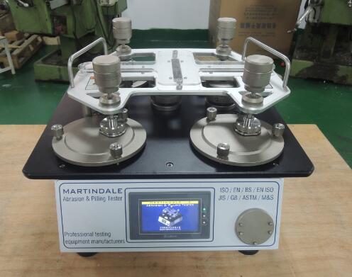 ISO 12945-2 ASTM D4966 Textile Testing Equipment Martindale Abrasion And Pilling Tester