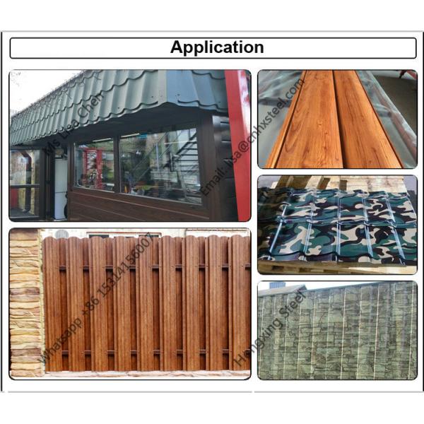 Pattern ppgi coil / Wood print ppgi / dark wood 3D ppgi 0.4x1250mm