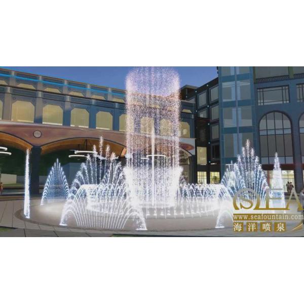 Custom Made Floor Fountains With Beautiful Video Stainless