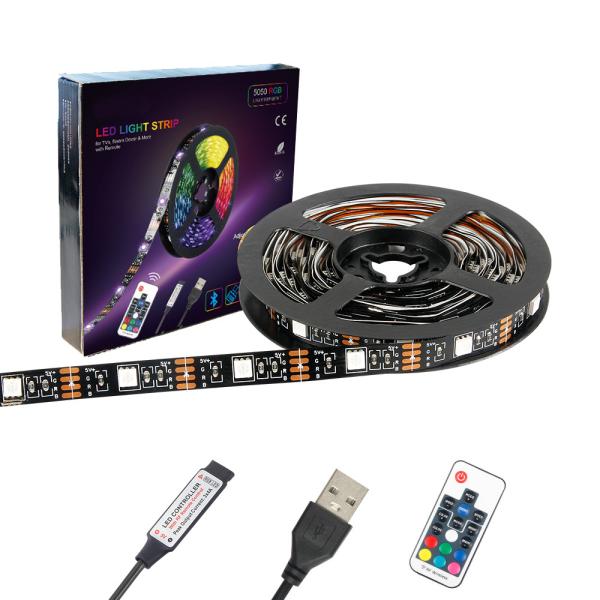 Quality SMD 5050 IP65 Waterproof RGB Flexible Smart LED Light Strip 12V 5A Power Supply for sale