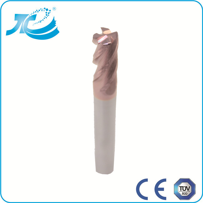 CNC Cutting Tools Corner Radius End Mill , 4 Flute End Mill