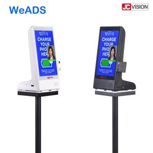 China WiFi LCD Touch Screen Table Top Digital Signage With Temperature Detecting on sale